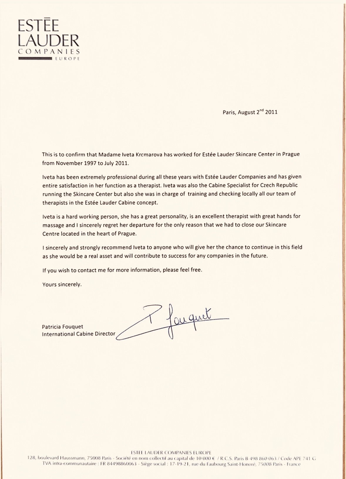 Pro mě nejcennější doporučení!